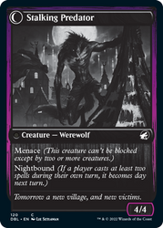 Shady Traveler // Stalking Predator [Innistrad: Double Feature] Magic: The Gathering
