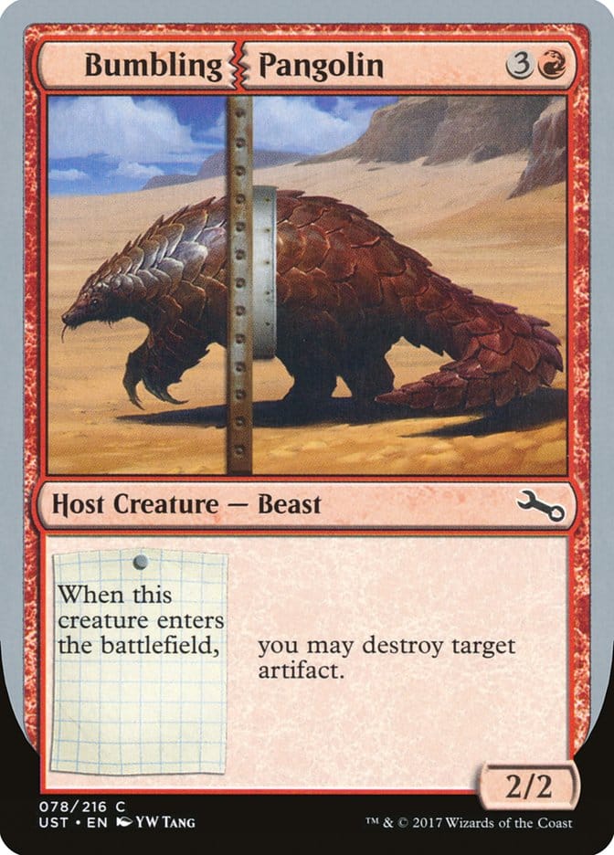 Bumbling Pangolin [Unstable] Magic: The Gathering