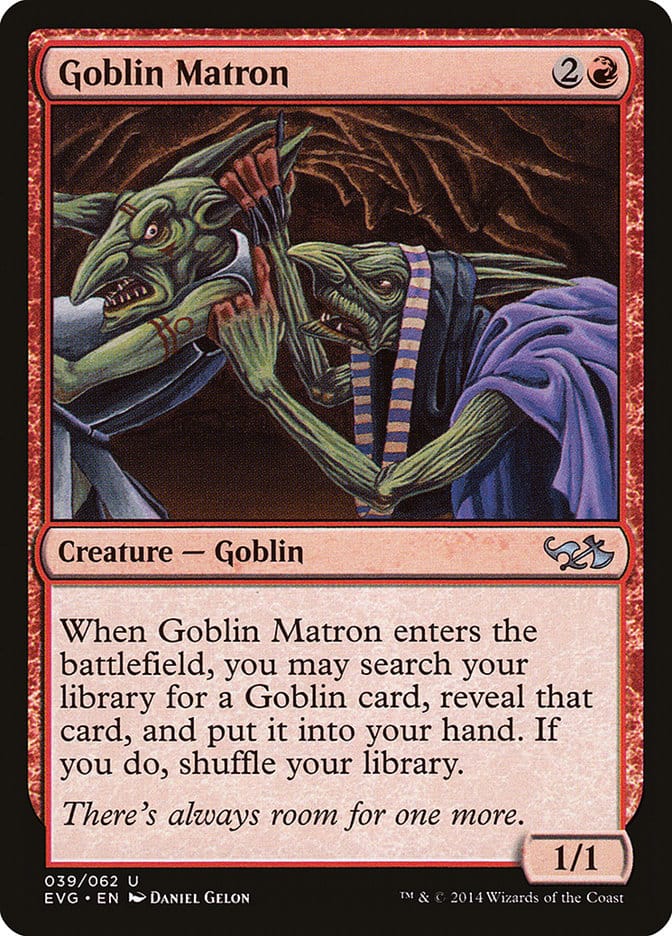 Goblin Matron (Elves vs. Goblins) [Duel Decks Anthology] Magic: The Gathering