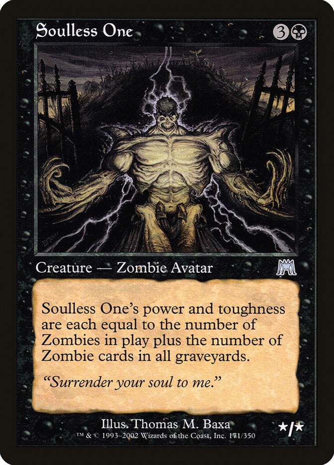 Soulless One [Onslaught] Magic: The Gathering