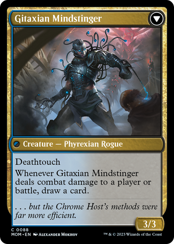 Aetherblade Agent // Gitaxian Mindstinger [March of the Machine] Magic: The Gathering