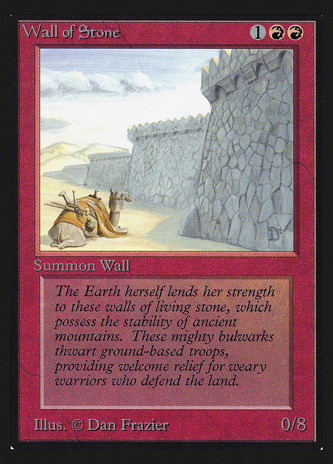 Wall of Stone [International Collectors' Edition] Magic: The Gathering