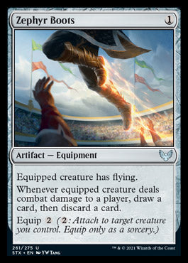 Zephyr Boots [Strixhaven: School of Mages] Magic: The Gathering