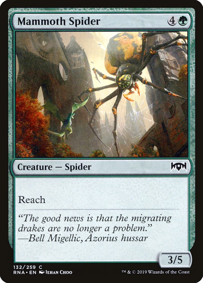 Mammoth Spider [Ravnica Allegiance] Magic: The Gathering