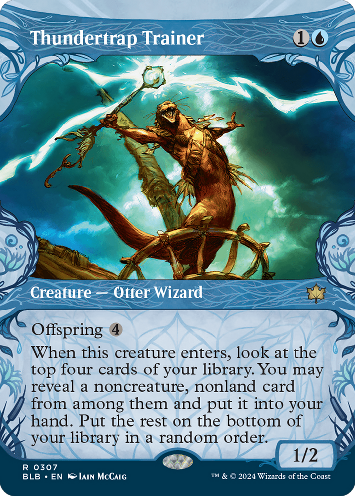 Thundertrap Trainer (Showcase) [Bloomburrow] Magic: The Gathering