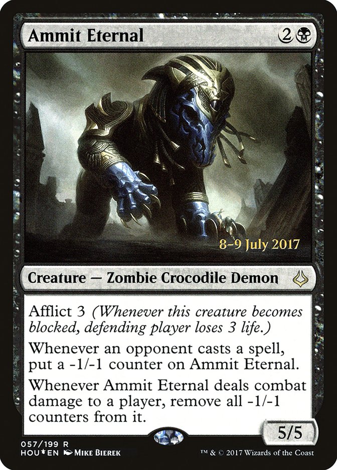 Ammit Eternal [Hour of Devastation Prerelease Promos] Magic: The Gathering