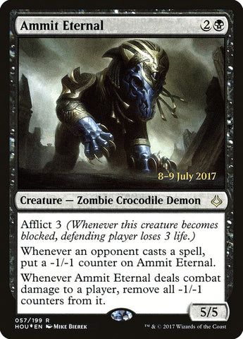 Ammit Eternal [Hour of Devastation Prerelease Promos] Magic: The Gathering