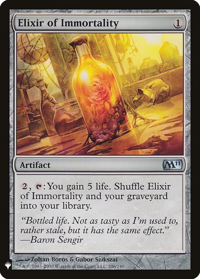 Elixir of Immortality [Mystery Booster] Magic: The Gathering