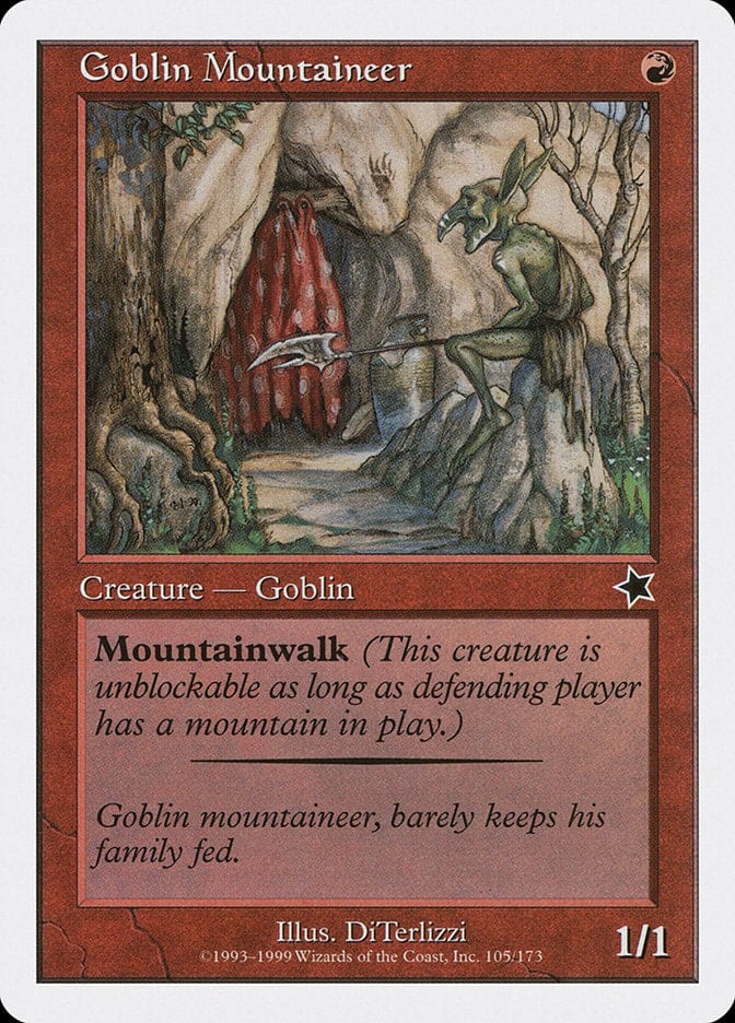 Goblin Mountaineer [Starter 1999] Magic: The Gathering