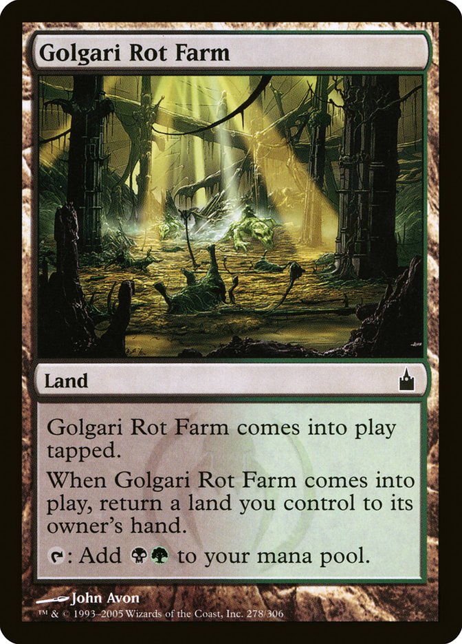 Golgari Rot Farm [Ravnica: City of Guilds] Magic: The Gathering