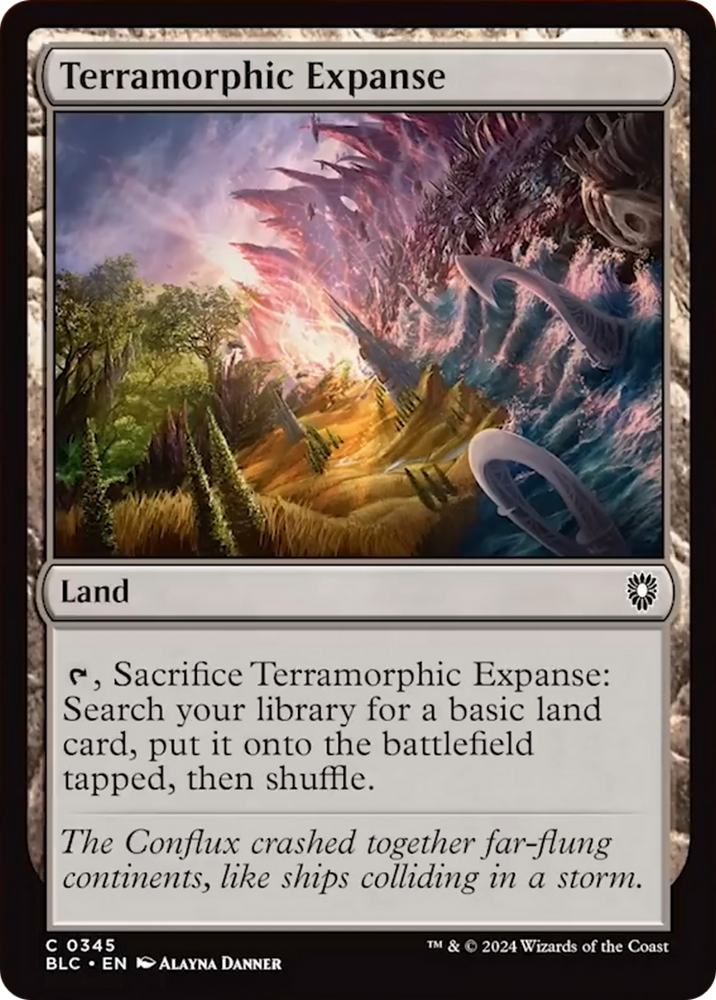Terramorphic Expanse [Bloomburrow Commander] Magic: The Gathering