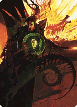 Mishra's Command Art Card [The Brothers' War Art Series] Magic: The Gathering