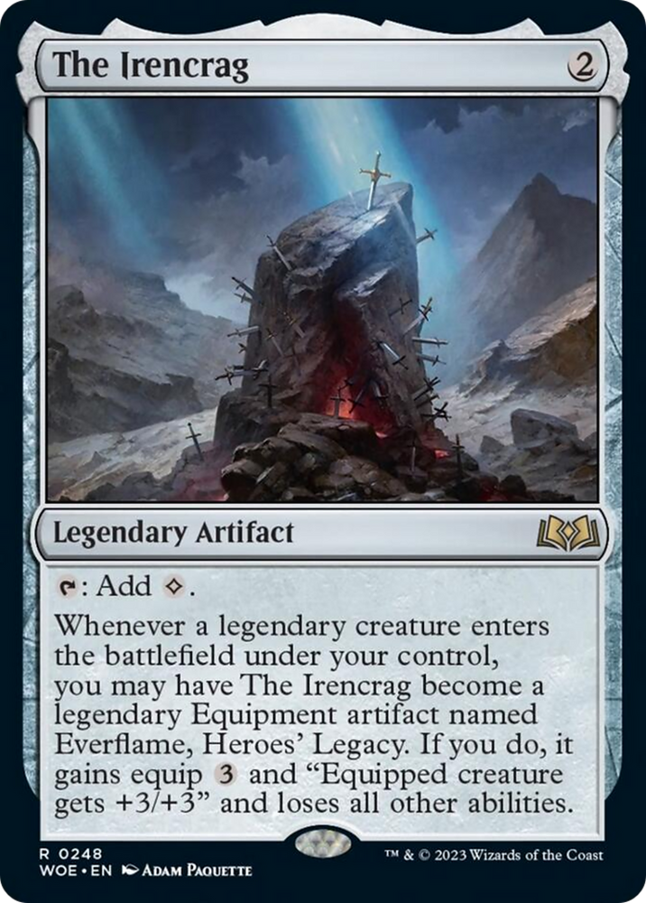 The Irencrag [Wilds of Eldraine] Magic: The Gathering
