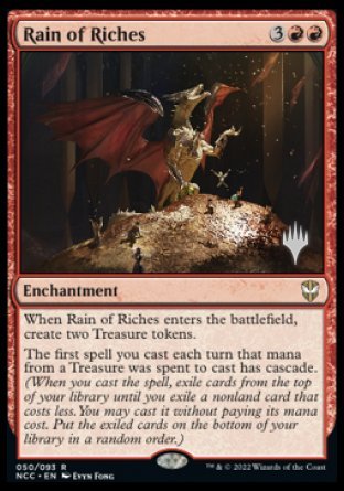 Rain of Riches (Promo Pack) [Streets of New Capenna Commander Promos] Magic: The Gathering