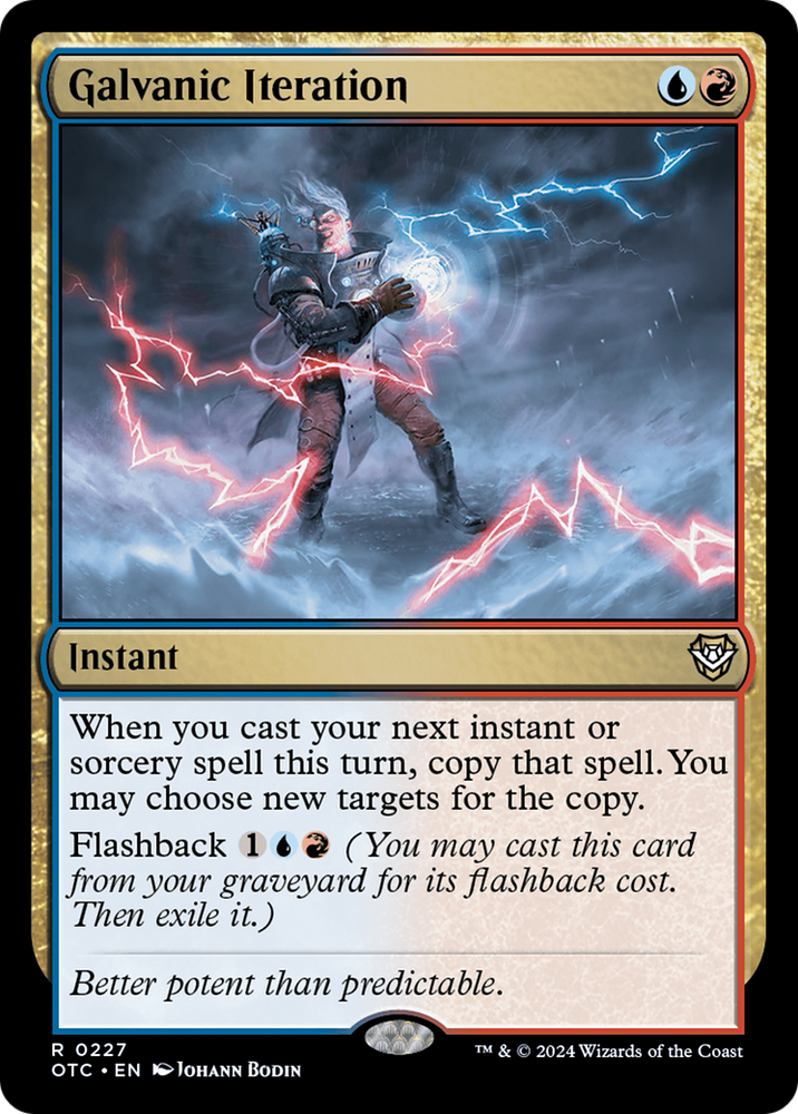 Galvanic Iteration [Outlaws of Thunder Junction Commander] Magic: The Gathering