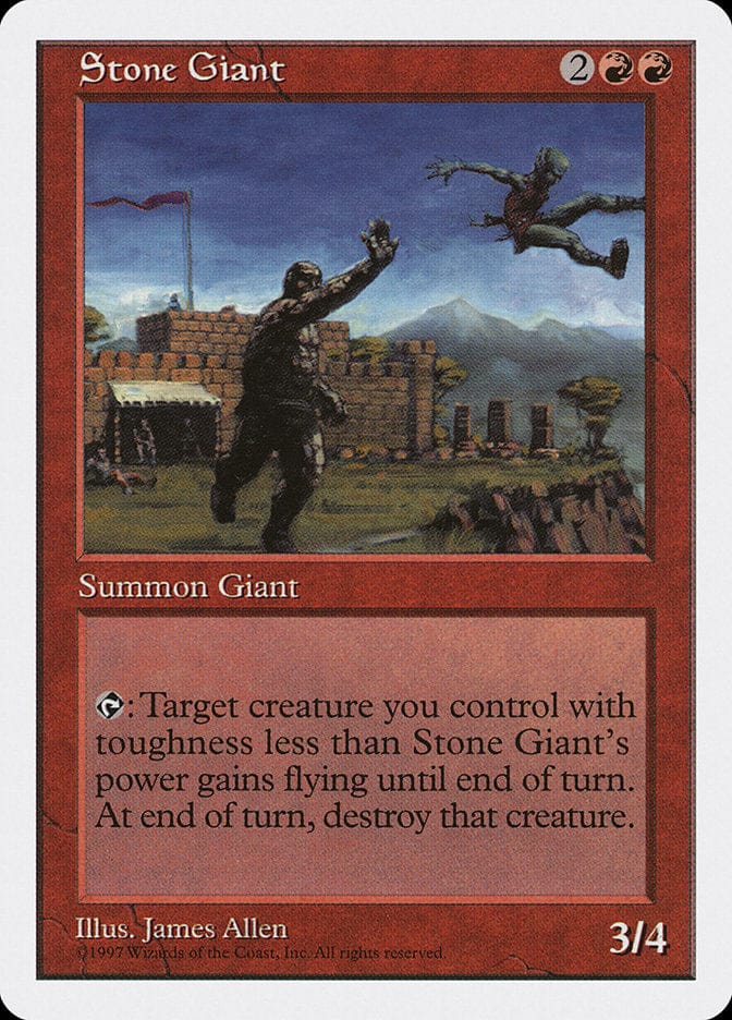 Stone Giant [Fifth Edition] Magic: The Gathering