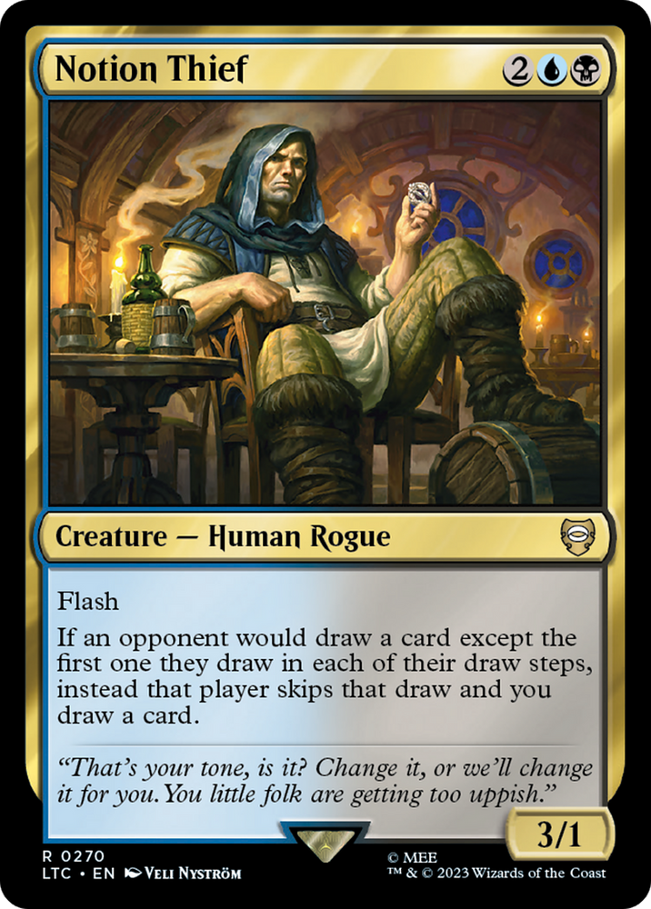 Notion Thief [The Lord of the Rings: Tales of Middle-Earth Commander] Magic: The Gathering