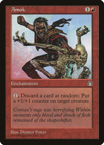Amok [Stronghold] Magic: The Gathering