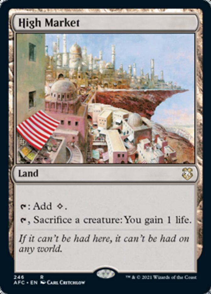 High Market [Dungeons & Dragons: Adventures in the Forgotten Realms Commander] Magic: The Gathering