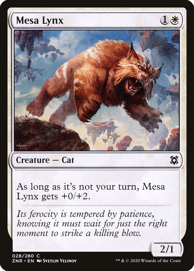 Mesa Lynx [Zendikar Rising] Magic: The Gathering