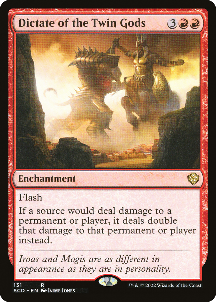 Dictate of the Twin Gods [Starter Commander Decks] Magic: The Gathering