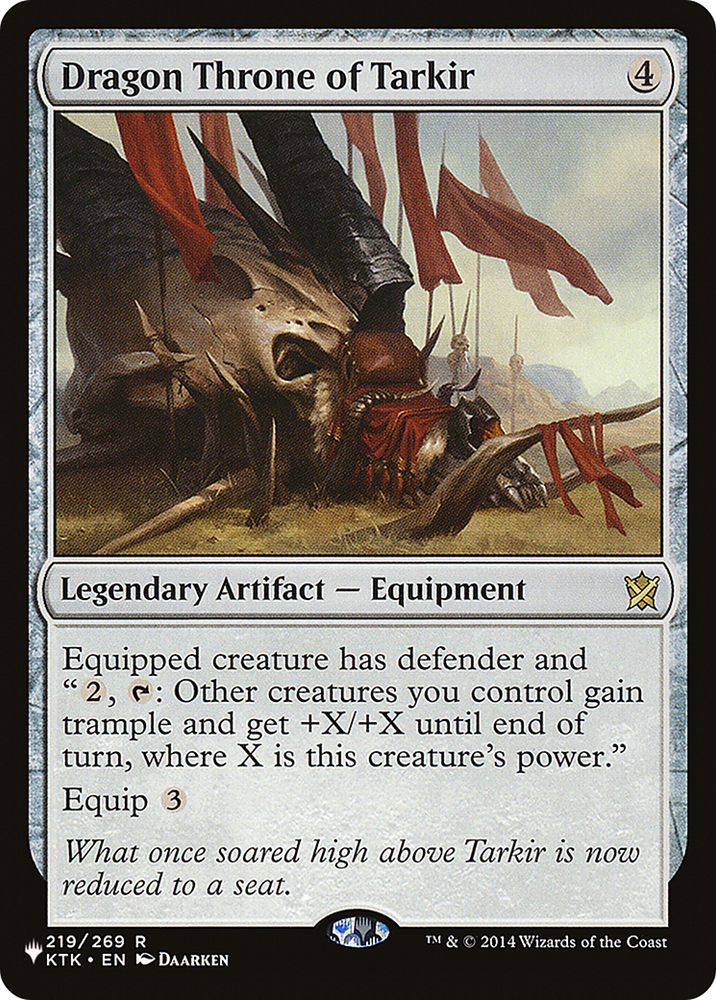Dragon Throne of Tarkir [The List] Magic: The Gathering