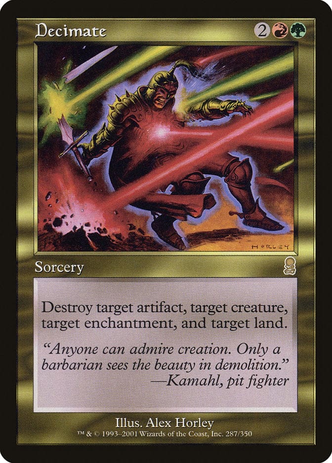 Decimate [Odyssey] Magic: The Gathering