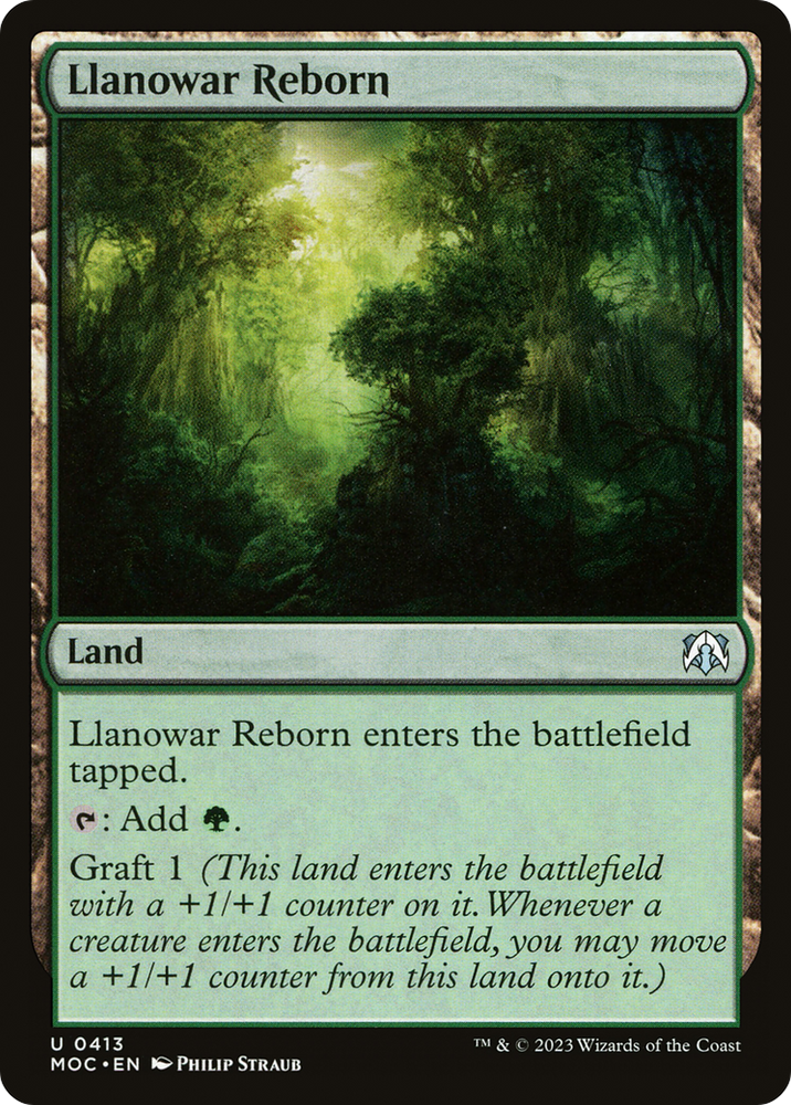 Llanowar Reborn [March of the Machine Commander] Magic: The Gathering