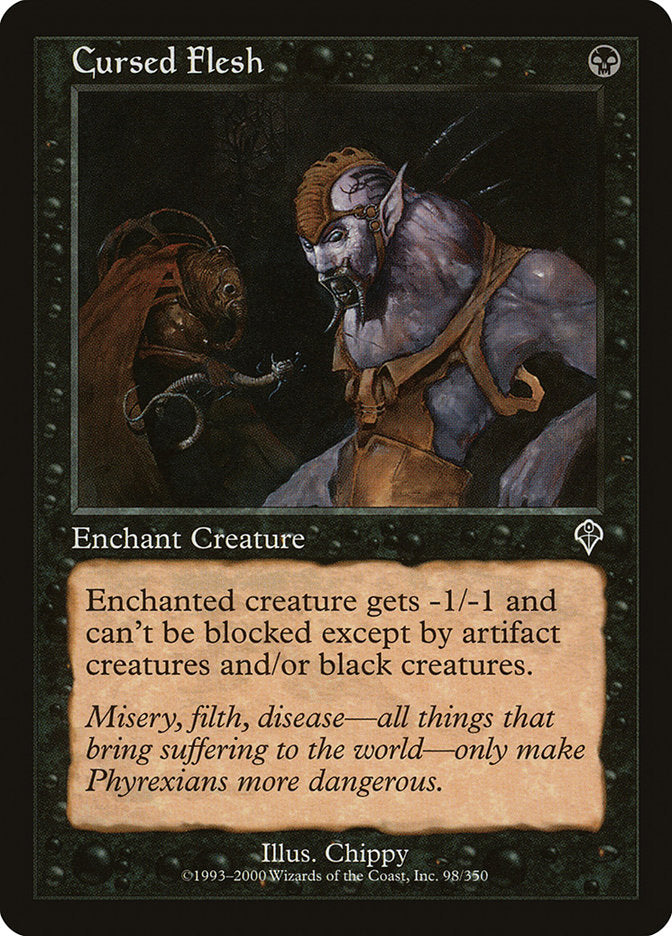 Cursed Flesh [Invasion] Magic: The Gathering