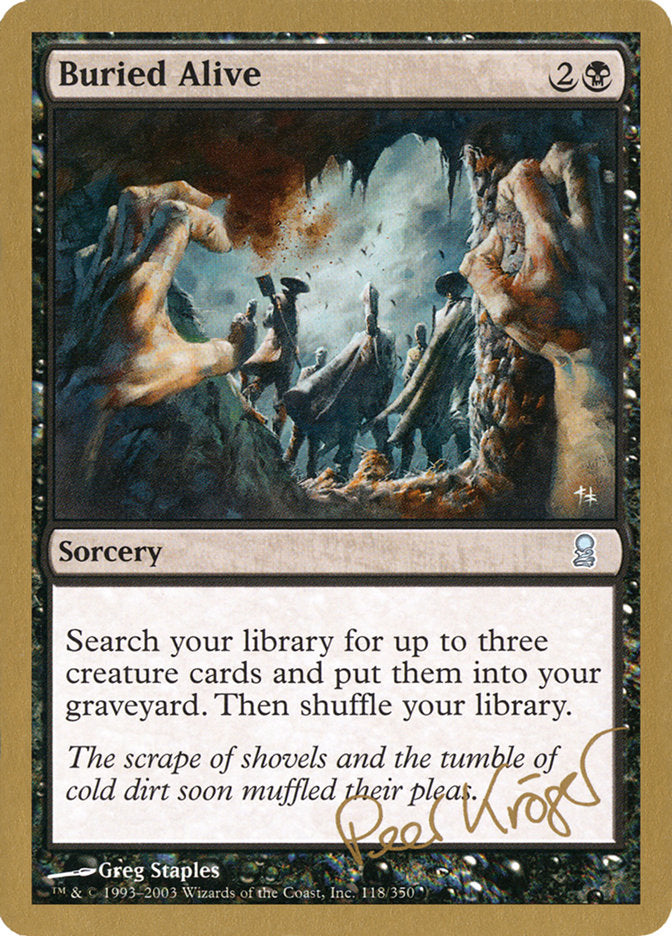 Buried Alive (Peer Kroger) [World Championship Decks 2003] Magic: The Gathering