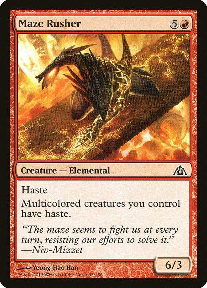 Maze Rusher [Dragon's Maze] Magic: The Gathering