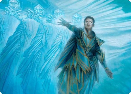 Echoing Equation Art Card [Strixhaven: School of Mages Art Series] Magic: The Gathering