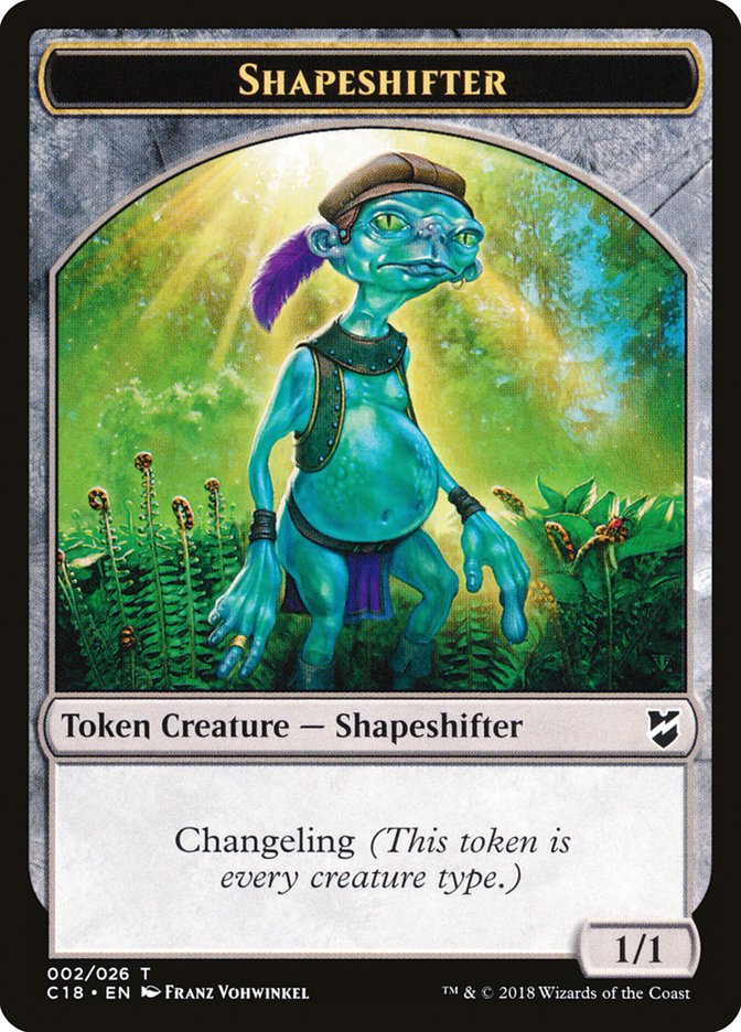 Shapeshifter Token [Commander 2018 Tokens] Magic: The Gathering