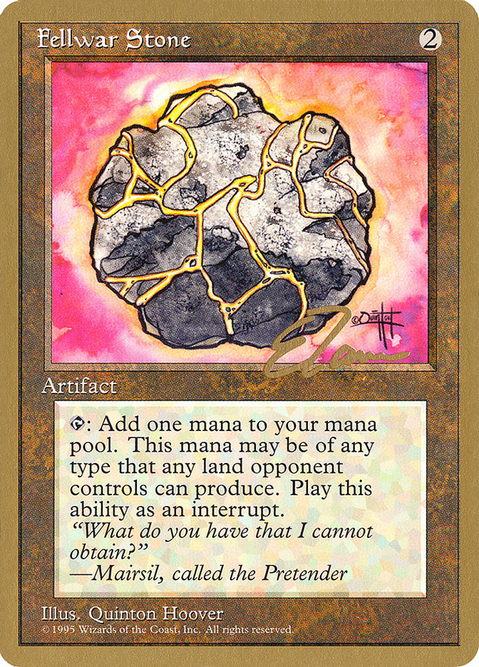 Fellwar Stone (Eric Tam) [Pro Tour Collector Set] Magic: The Gathering