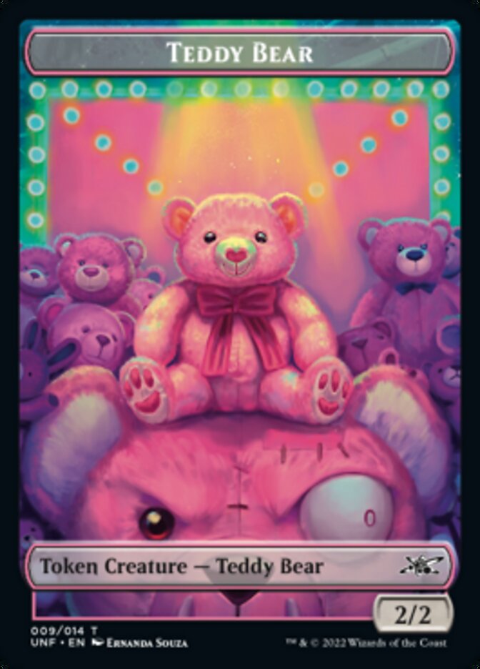 Teddy Bear Token [Unfinity Tokens] Magic: The Gathering