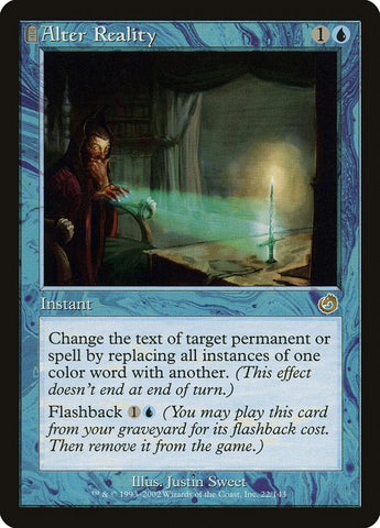 Alter Reality [Torment] Magic: The Gathering