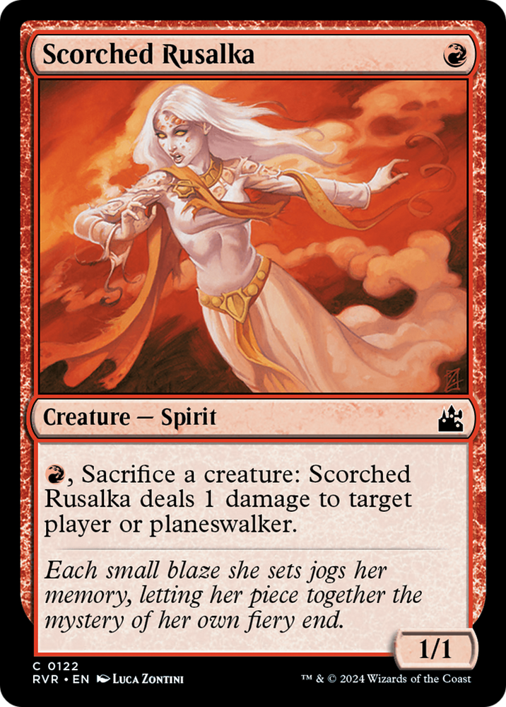 Scorched Rusalka [Ravnica Remastered] Magic: The Gathering