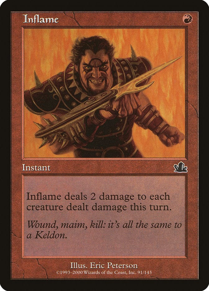 Inflame [Prophecy] Magic: The Gathering