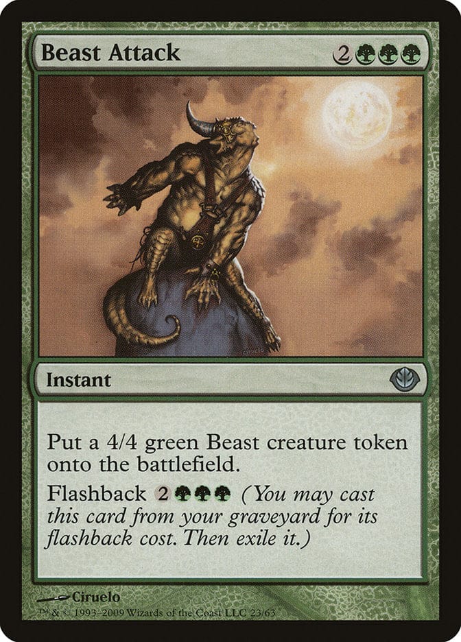 Beast Attack [Duel Decks: Garruk vs. Liliana] Magic: The Gathering
