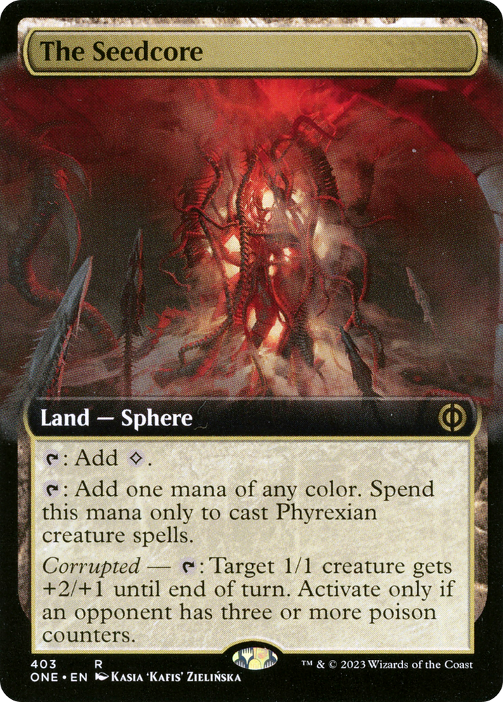 The Seedcore (Extended Art) [Phyrexia: All Will Be One] Magic: The Gathering