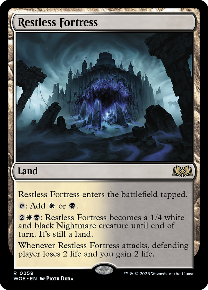 Restless Fortress [Wilds of Eldraine] Magic: The Gathering