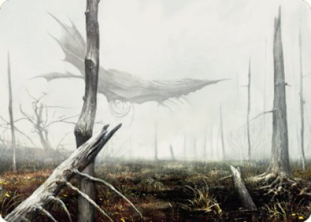 Swamp Art Card [Dominaria United Art Series] Magic: The Gathering