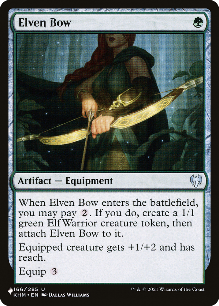 Elven Bow [The List] Magic: The Gathering