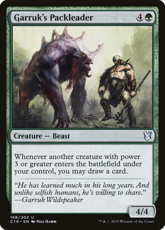 Garruk's Packleader [Commander 2019] Magic: The Gathering