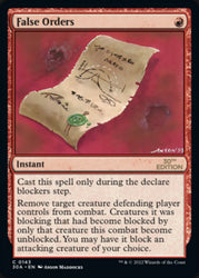 False Orders [30th Anniversary Edition] Magic: The Gathering