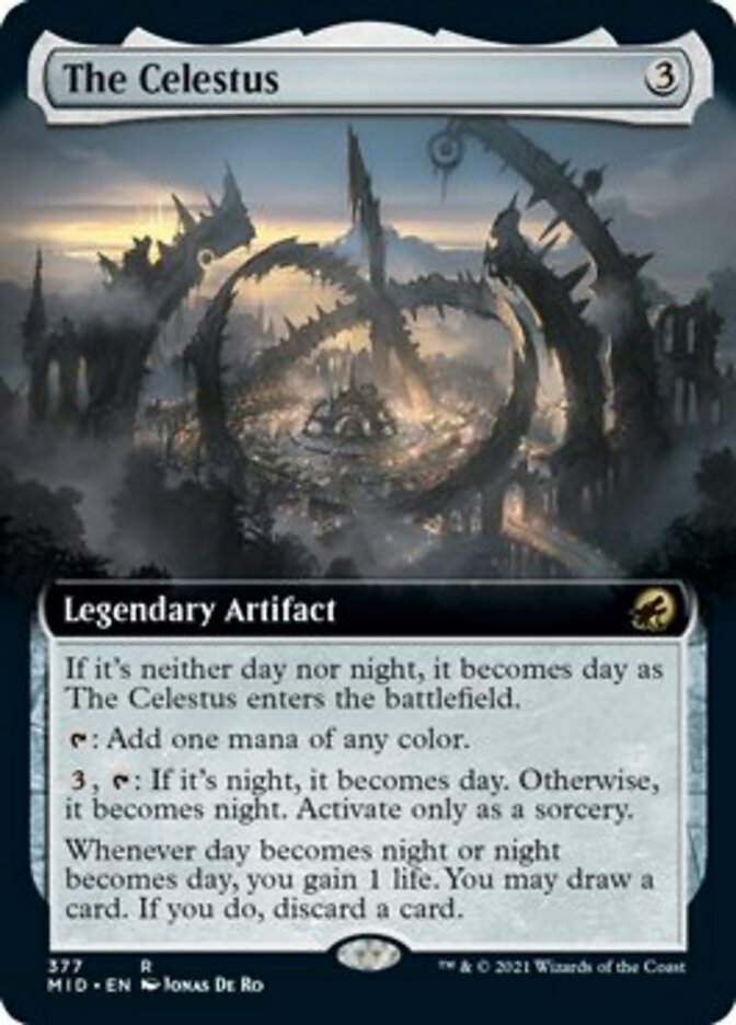 The Celestus (Extended Art) [Innistrad: Midnight Hunt] Magic: The Gathering