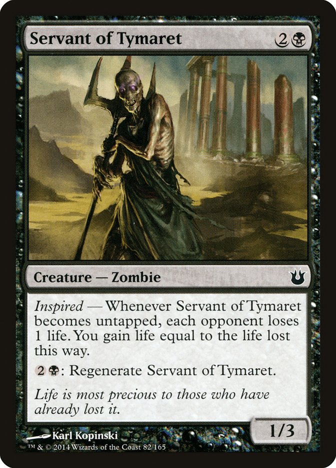 Servant of Tymaret [Born of the Gods] Magic: The Gathering