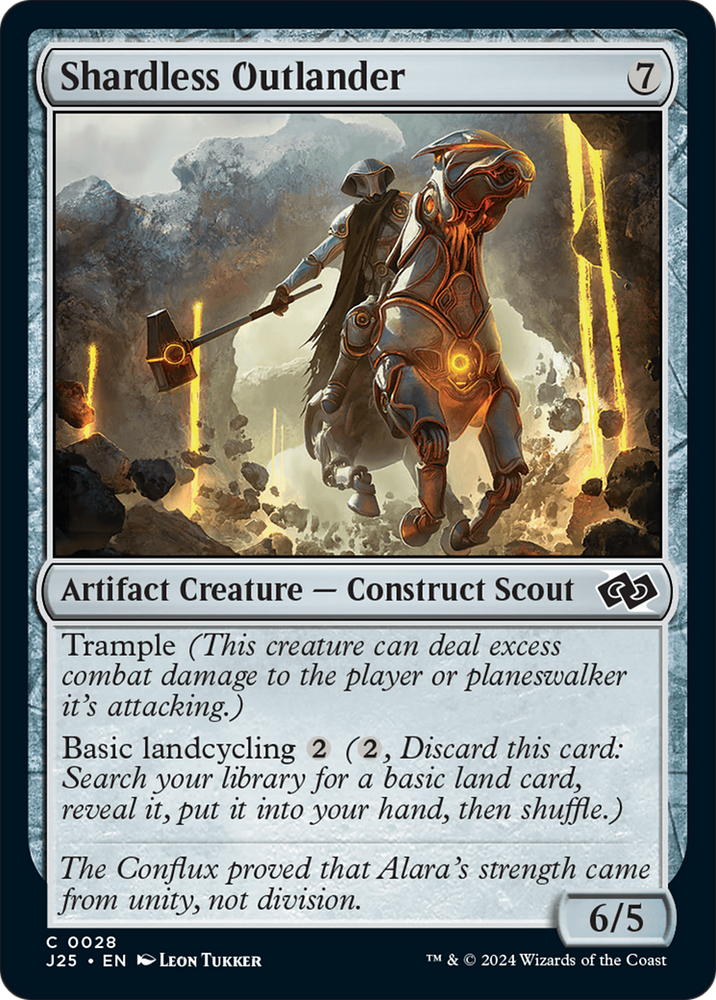 Shardless Outlander [Foundations Jumpstart] Magic: The Gathering