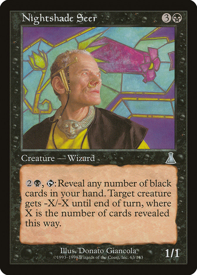 Nightshade Seer [Urza's Destiny] Magic: The Gathering