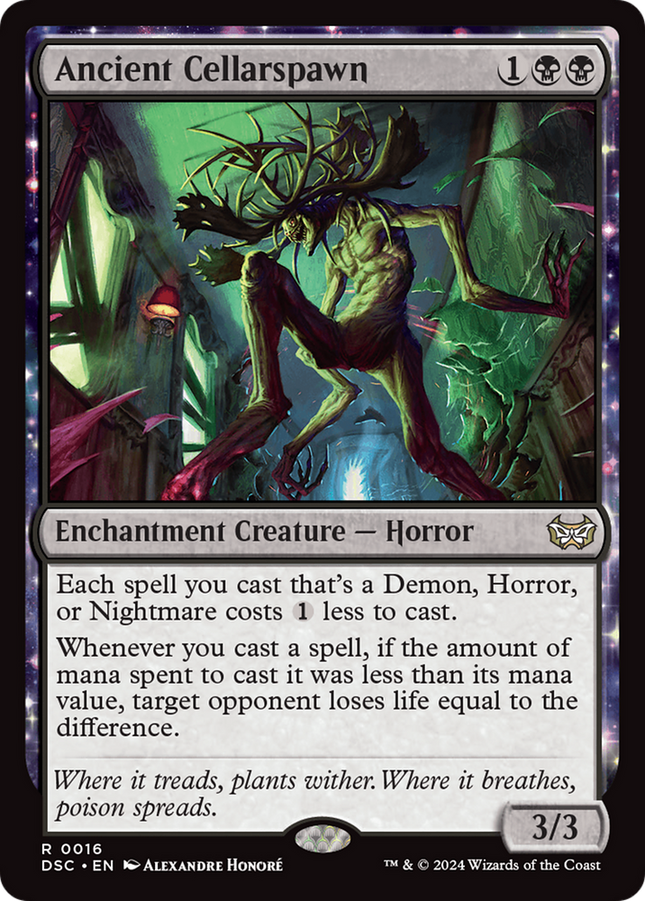Ancient Cellarspawn [Duskmourn: House of Horror Commander] Magic: The Gathering